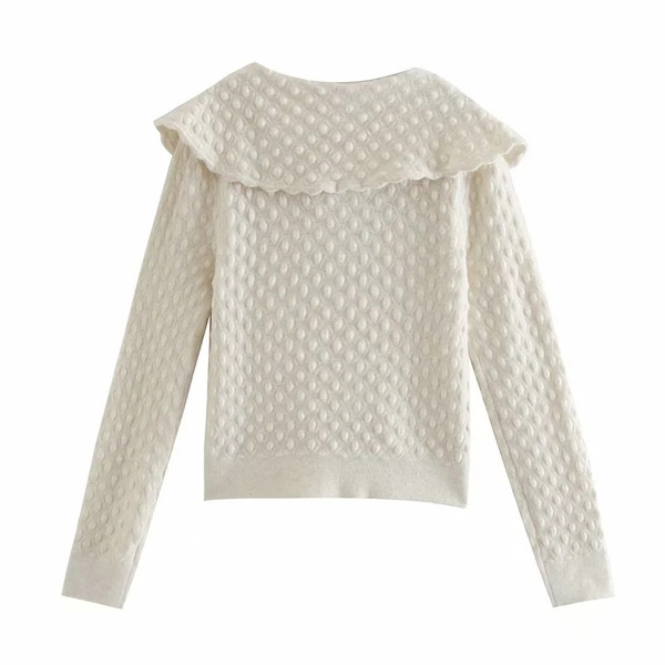 Καθημερινή γυναικεία ζακέτα με μεγάλο γιακά και κορδόνια