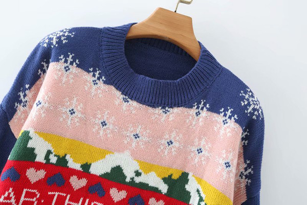 Naiste lai jõulumotiiviga kampsun