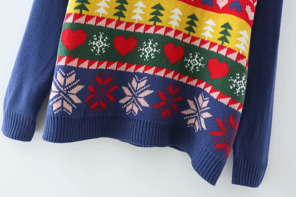 Naiste lai jõulumotiiviga kampsun