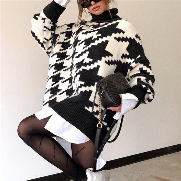 Γυναικείο πουλόβερ μοντέρνο  φαρδύ μοντέλο