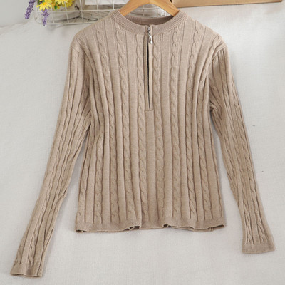 Πουλόβερ  γυναικείο casual με φερμουάρ