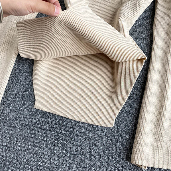 Γυναικείο πλεκτό λεπτό πουλόβερ 