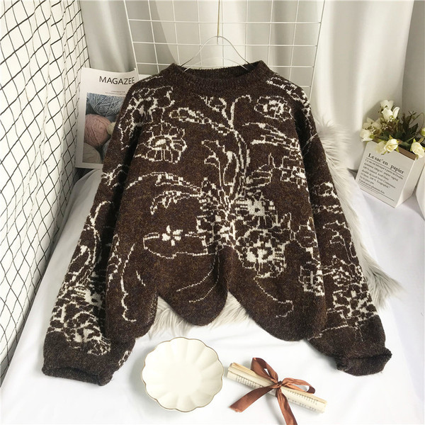 Moodne naiste asümmeetriline ovaalse kaelusega kampsun