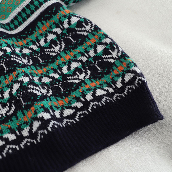 Casual γυναικείο πουλόβερ ρετρό στιλ με μακριά μανίκια