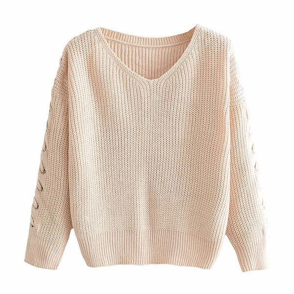 Γυναικείο πουλόβερ με μανίκια 