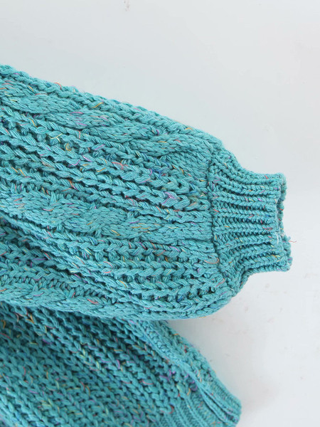 Casual πουλόβερ με οβάλ ντεκολτέ