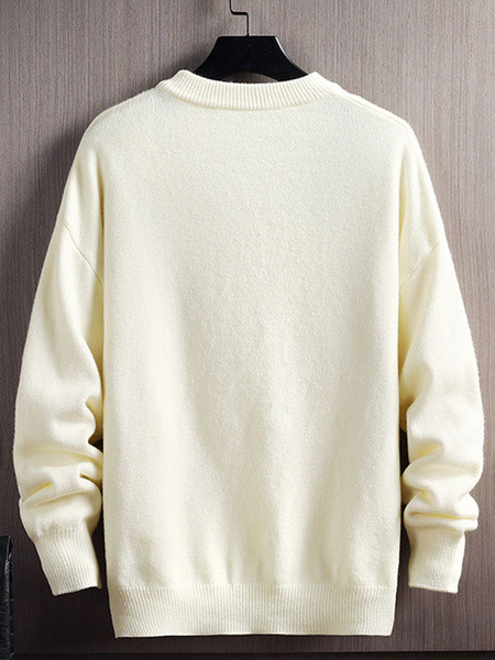 Ανδρικό χειμερινό πουλόβερ απλό μοντέλο