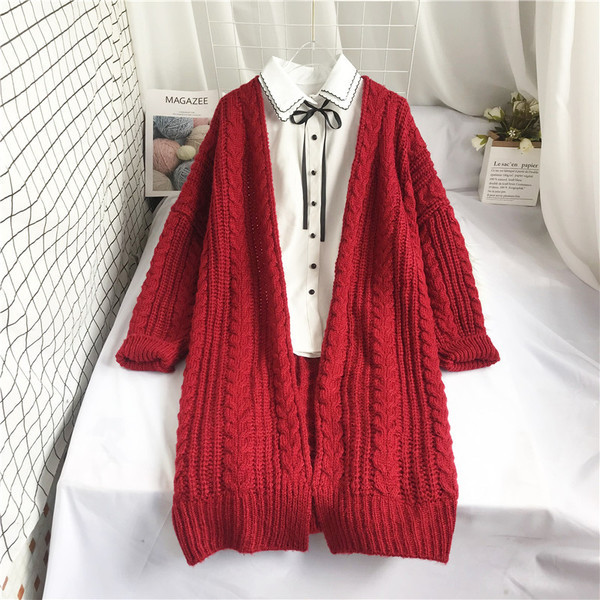 Novi model dugog ženskog prsluka sa dugim rukavima