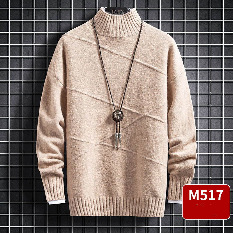 Ζεστό χειμερινό ανδρικό πουλόβερ  - κλασικό μοντέλο