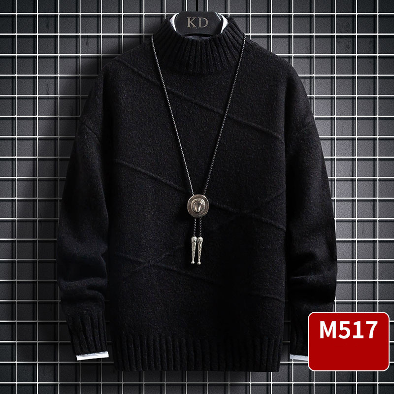 Ζεστό χειμερινό ανδρικό πουλόβερ  - κλασικό μοντέλο