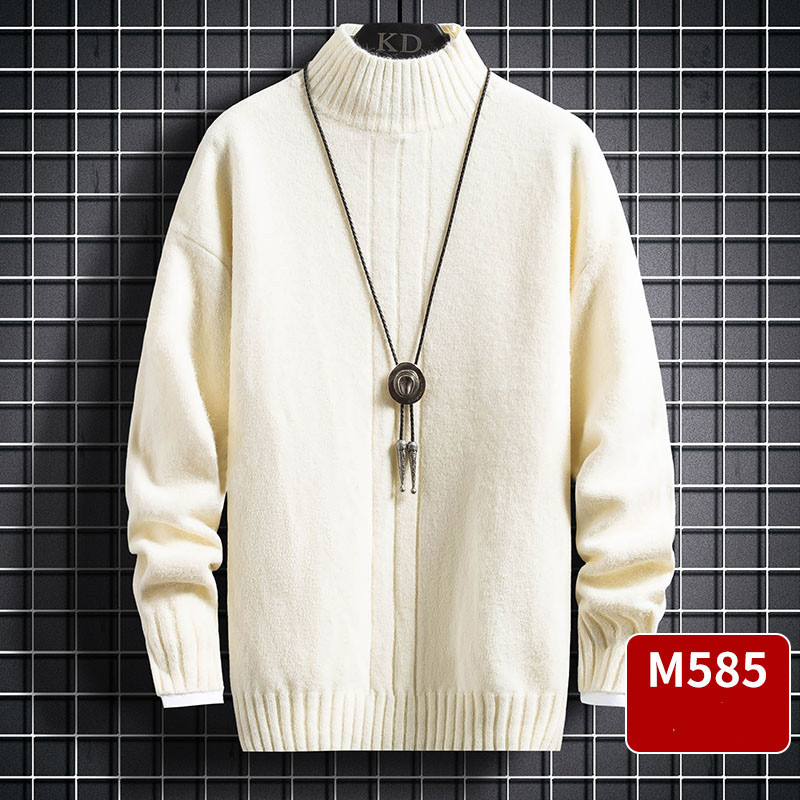 Ζεστό χειμερινό ανδρικό πουλόβερ  - κλασικό μοντέλο