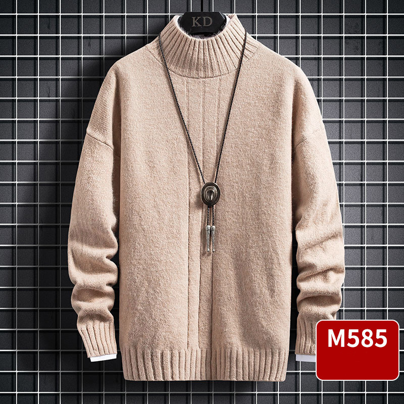 Ζεστό χειμερινό ανδρικό πουλόβερ  - κλασικό μοντέλο