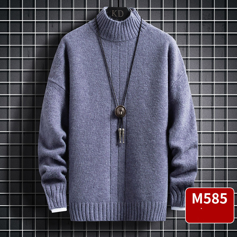 Ζεστό χειμερινό ανδρικό πουλόβερ  - κλασικό μοντέλο