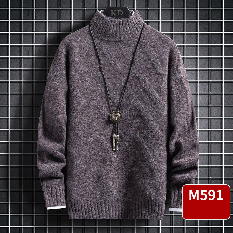 Ζεστό χειμερινό ανδρικό πουλόβερ  - κλασικό μοντέλο