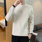 Ανδρικό πουλόβερ νέο μοντέλο με οβάλ λαιμόκοψη