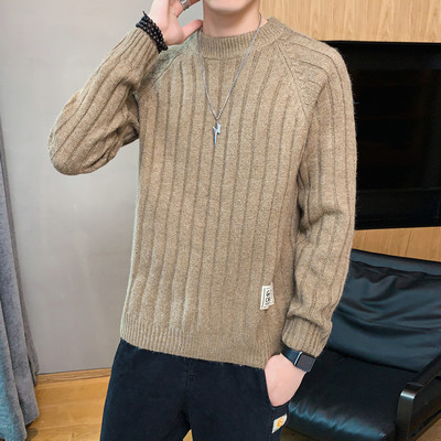 Ανδρικό πουλόβερ νέο μοντέλο με οβάλ λαιμόκοψη