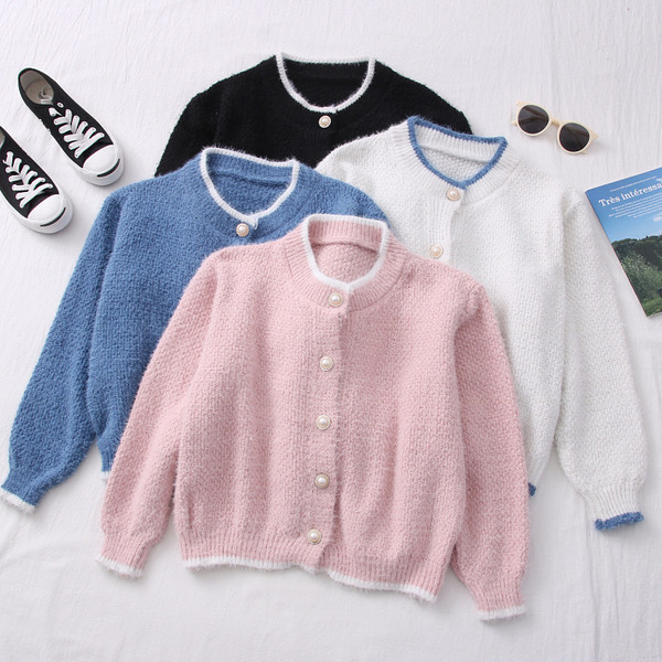 Uus mudel naiste nööpidega kardigan