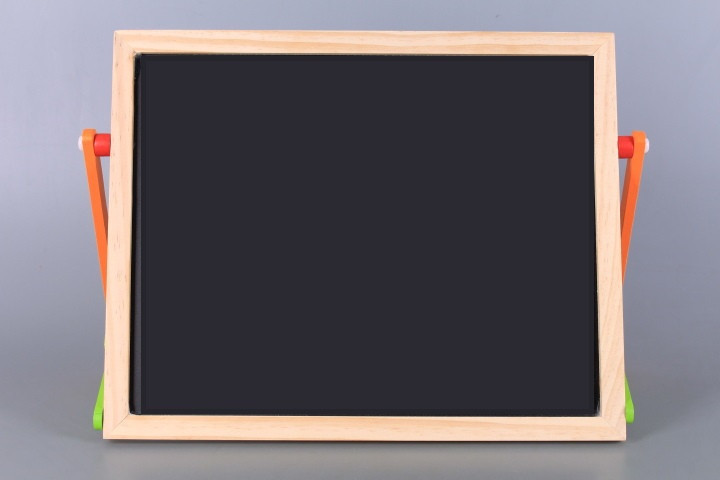 Дървена двустранна магнитна  дъска Азбука