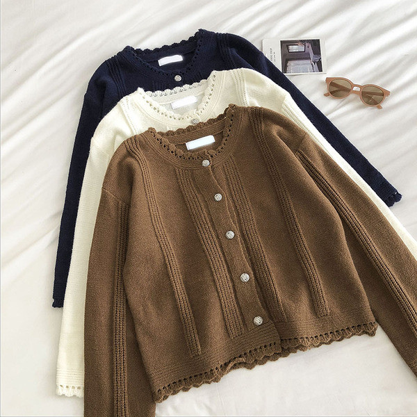 Casual γυναικεία ζακέτα με κουμπιά και μακριά μανίκια