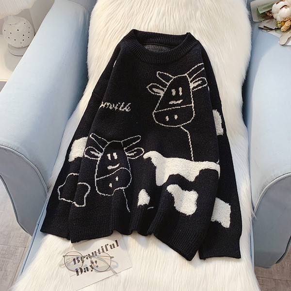 Νέο μοντέλο  γυναικείο πουλόβερ με οβάλ λαιμόκοψη