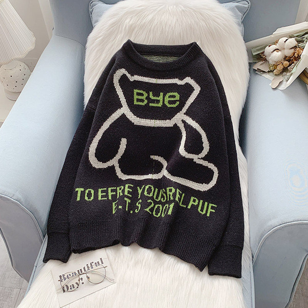 Vabaaja naiste kampsun ovaalse kaelusega - lai mudel