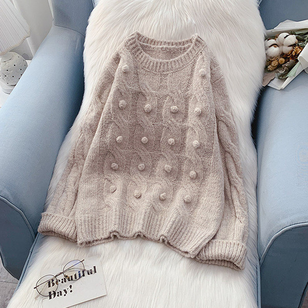 Γυναικείο casual πουλόβερ - κλασικό  μοντέλο