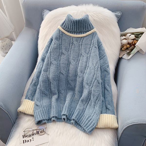 Naiste polokraega kampsun - lai mudel