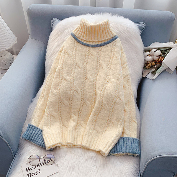 Naiste polokraega kampsun - lai mudel