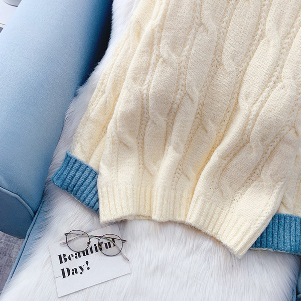 Naiste polokraega kampsun - lai mudel