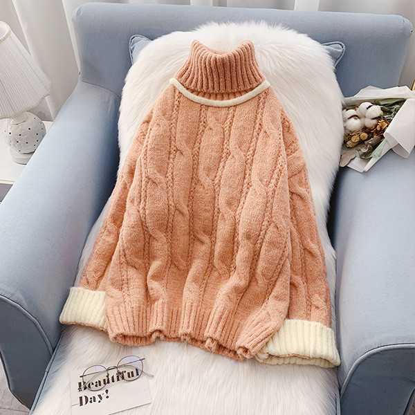 Naiste polokraega kampsun - lai mudel