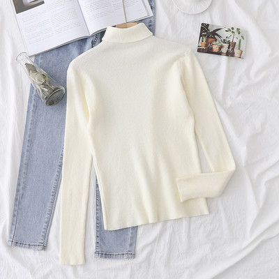 Naiste sviiter kõrge kraega tavaline mudel