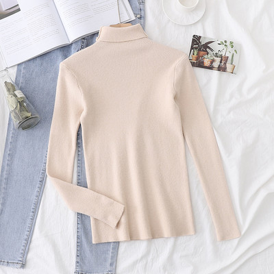 Naiste sviiter kõrge kraega tavaline mudel