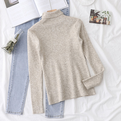 Naiste sviiter kõrge kraega tavaline mudel