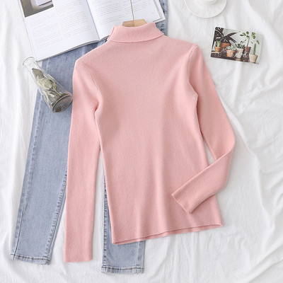 Naiste sviiter kõrge kraega tavaline mudel