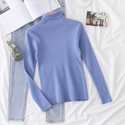 Naiste sviiter kõrge kraega tavaline mudel