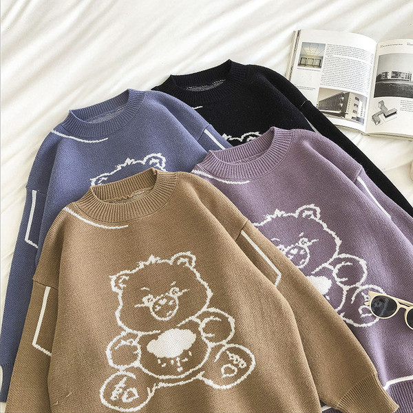 Naiste sügistalvine ümmarguse dekoltee ja kaisukaruga kampsun