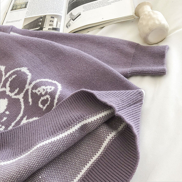 Naiste sügistalvine ümmarguse dekoltee ja kaisukaruga kampsun