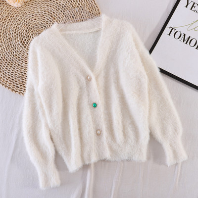 Naiste vabaaja värviliste nööpidega sulevest