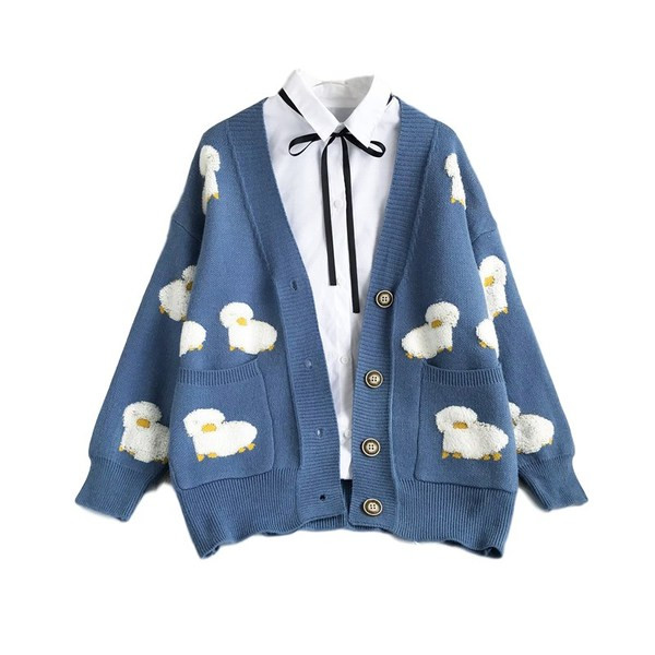 Модерна дамска жилетка с дълбоко шпиц деколте и джобове