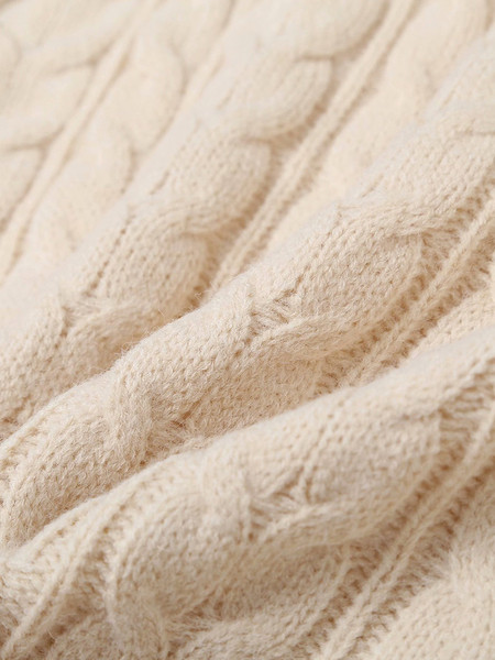 Γυναικείο πουλόβερ με κλασικό κολάρο και κορδέλα