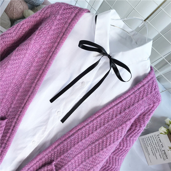 Γυναικεία μοντέρνα καθημερινή ζακέτα χωρίς φερμουάρ και με τσέπες