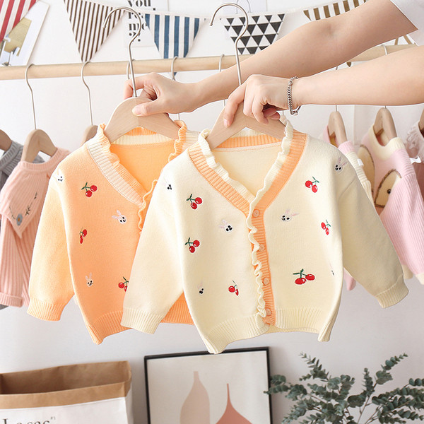 Μοντέρνα παιδική ζακέτα με κέντημα