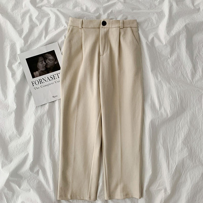 Moodsad kõrge vöökohaga naiste sirged püksid