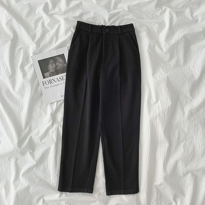 Moodsad kõrge vöökohaga naiste sirged püksid