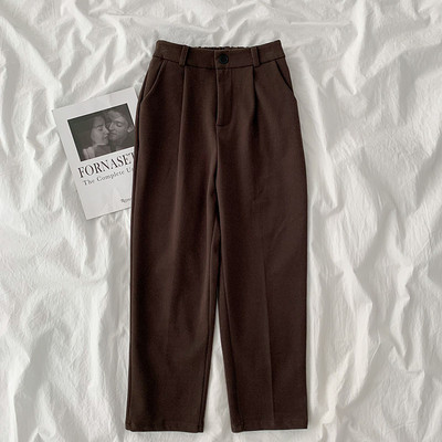 Moodsad kõrge vöökohaga naiste sirged püksid