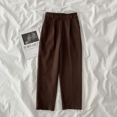 Moodsad kõrge vöökohaga naiste sirged püksid