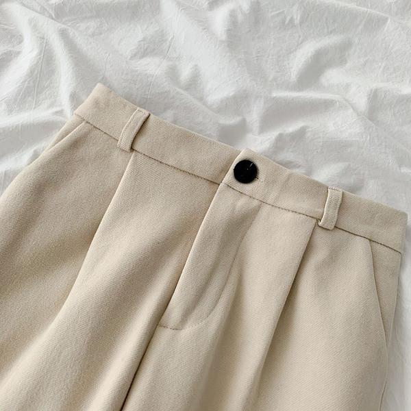 Moodsad kõrge vöökohaga naiste sirged püksid