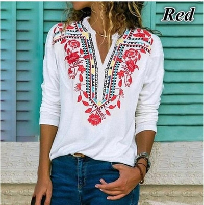 Ежедневна блуза с 3/4 ръкав - различни апликации