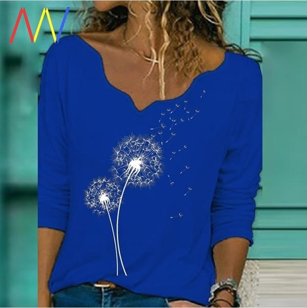 Ежедневна блуза с 3/4 ръкав - различни апликации