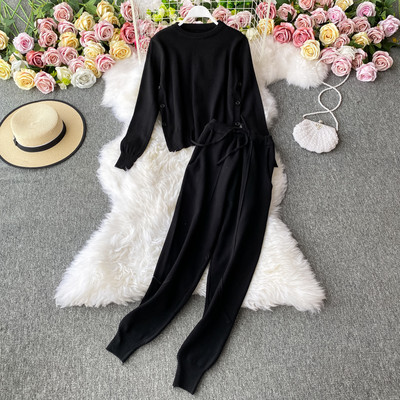 Καθημερινά γυναικεία πλεκτά σετ από δύο μέρη